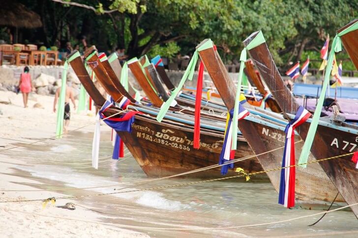 Why Thailand - Boats along the Shores