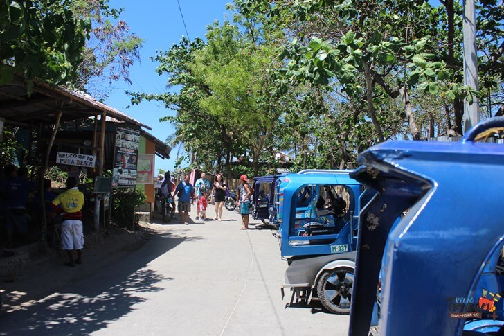 Boracay Island - Puka Beach Enterance-tuktuk