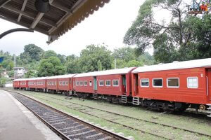 Train Ride from Kandy to Nuwara Eliya - Diesel Train