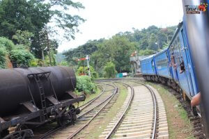 Train Ride from Kandy to Nuwara Eliya - Rail Tracks