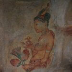 sigiriya - how to get there-Lion Rock Cave Paintings - 2