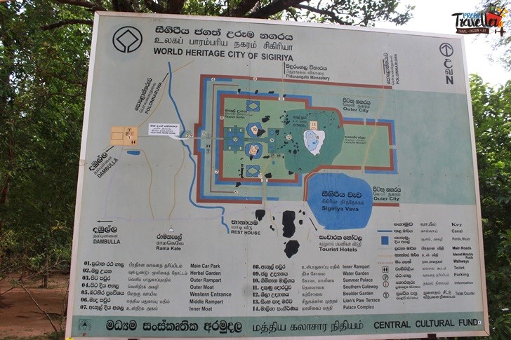 sigiriya - how to get there - Sigiriya Map
