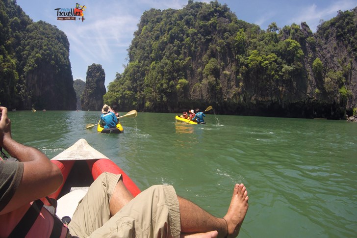 Island Hopping in Phuket - Canoeing to James Bond Island