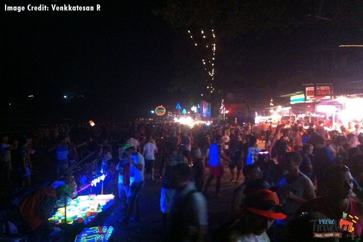 bet places to visit in thailand for honeymoon - Full Moon Party - Haad Rinn View