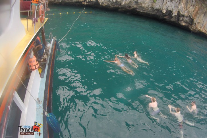Best Places to Visit in Thailand - Tourist Enjoying a Swim In Koh Phi Phi Island Hopping Tour